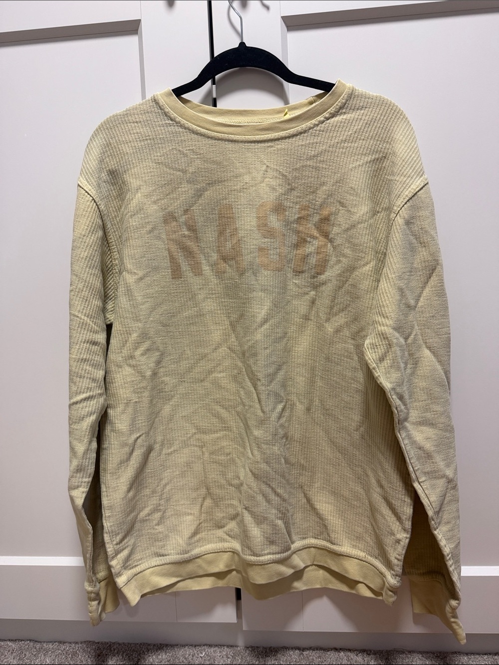 Nash Lightweight Crewneck Sweater - Pale Yellow